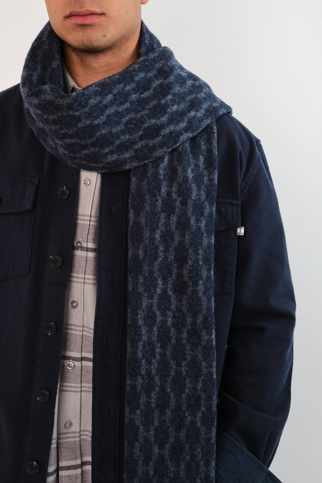 Hést KIM Scarf Navy Blazer