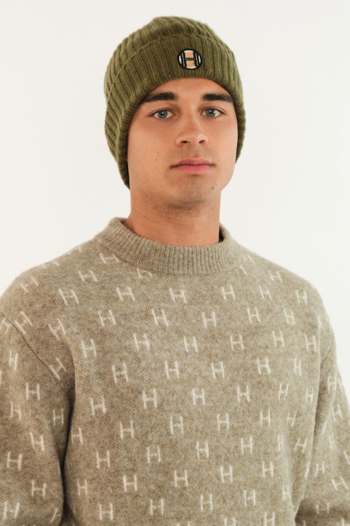 Hést CHARLIE Beanie Winter Moss