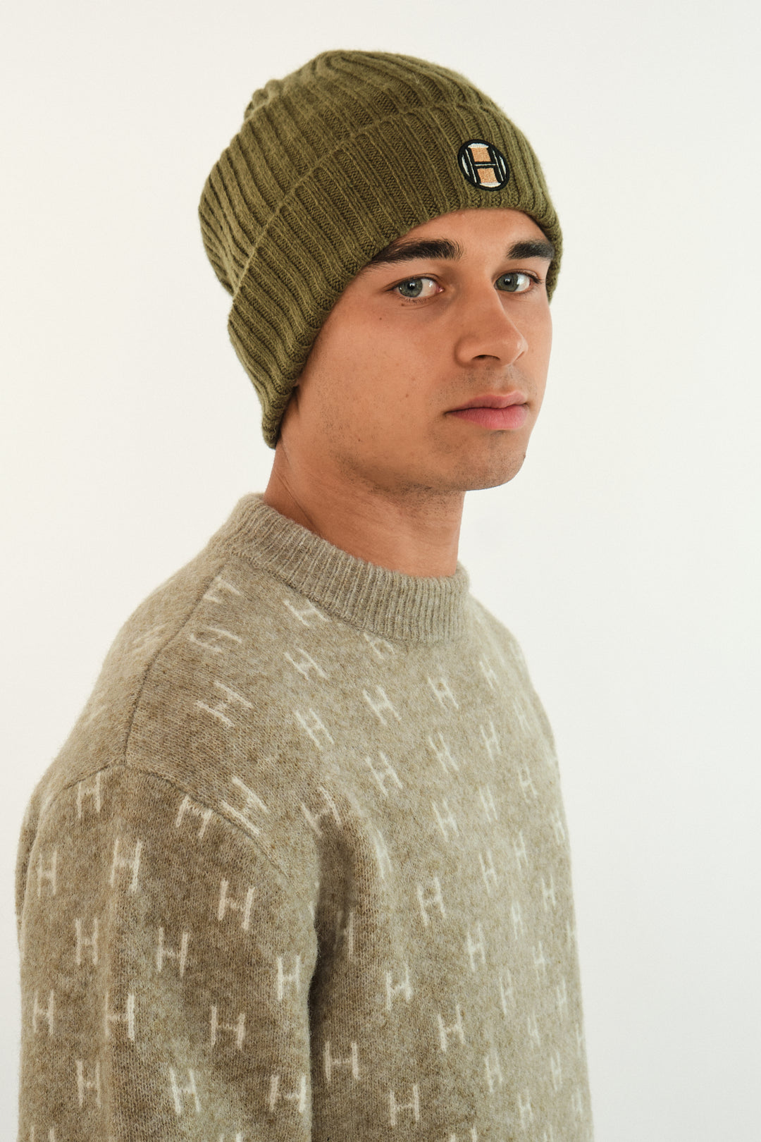 Hést CHARLIE Beanie Winter Moss
