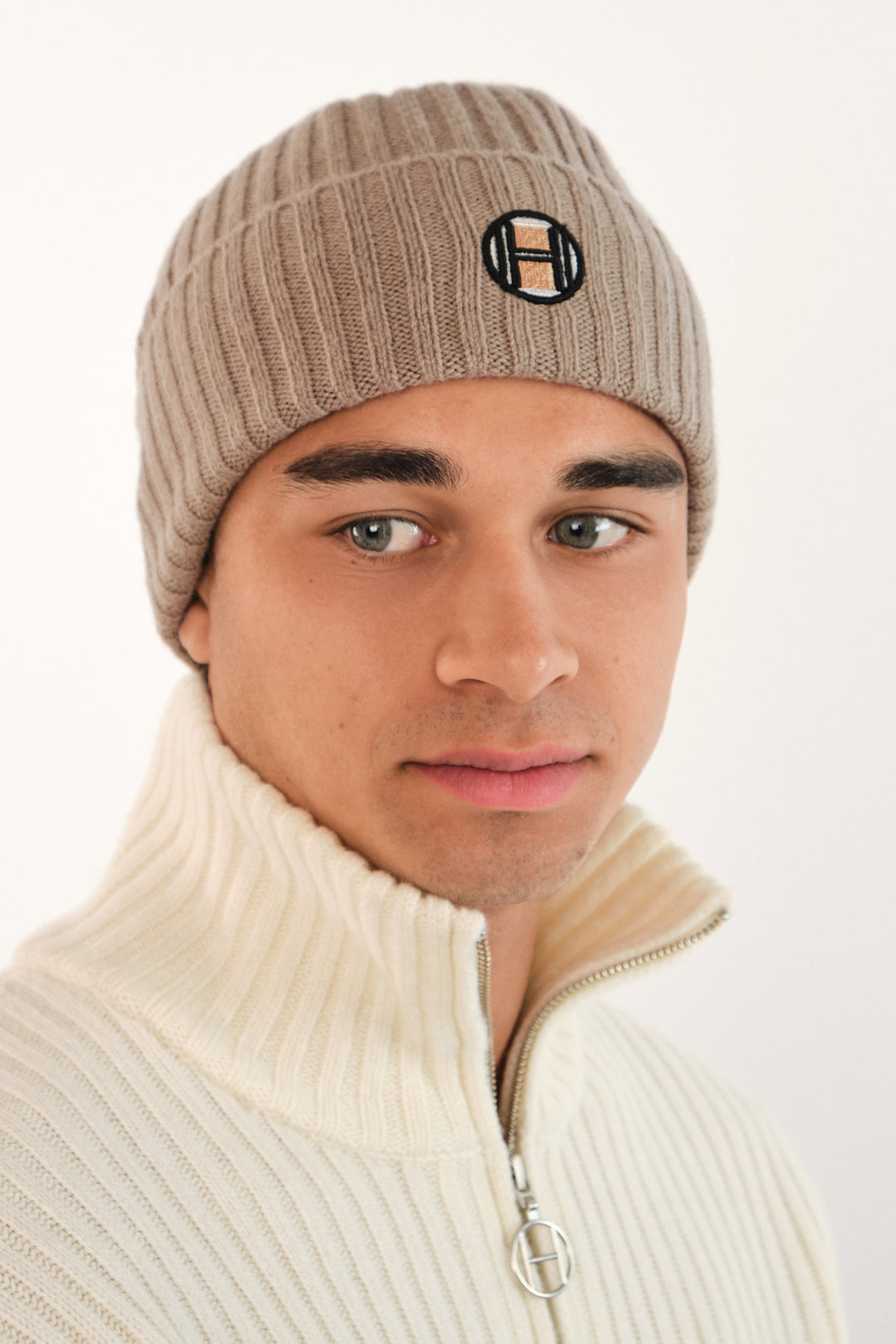 Hést CHARLIE Beanie Light Brown Melange