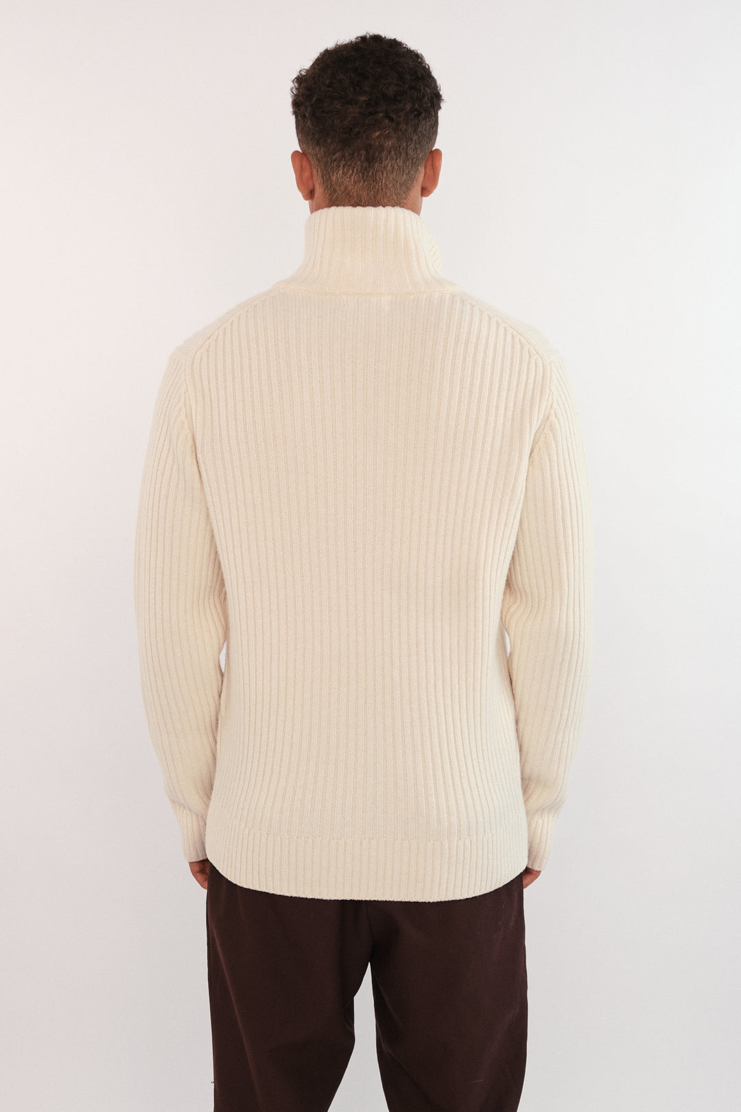 Hést PEDER Half-Zip Offwhite