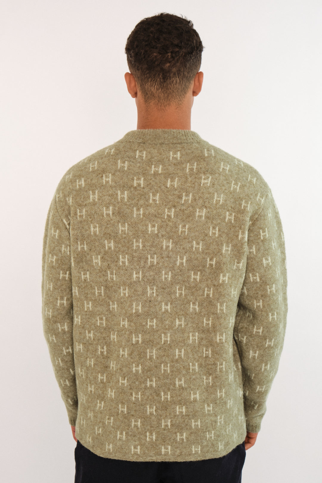 Hést FRANK Knitted Sweater Eucalyptus