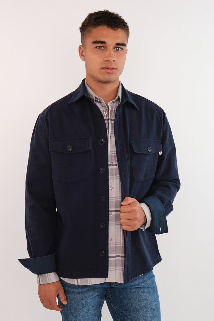 Hést SESTO Overshirt Navy Blazer