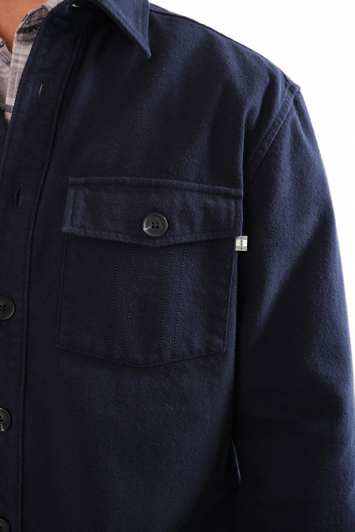 Hést SESTO Overshirt Navy Blazer