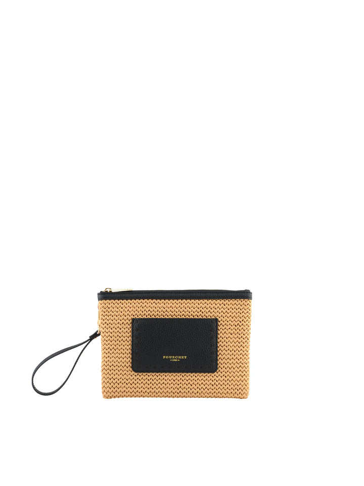 POURCHET PARIS Cassis Marine Pouch Bag