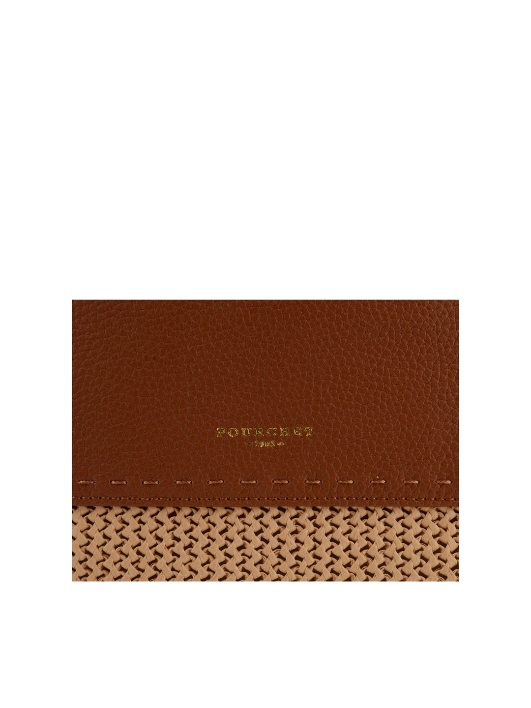 POURCHET PARIS Cassis Camel Tote Bag