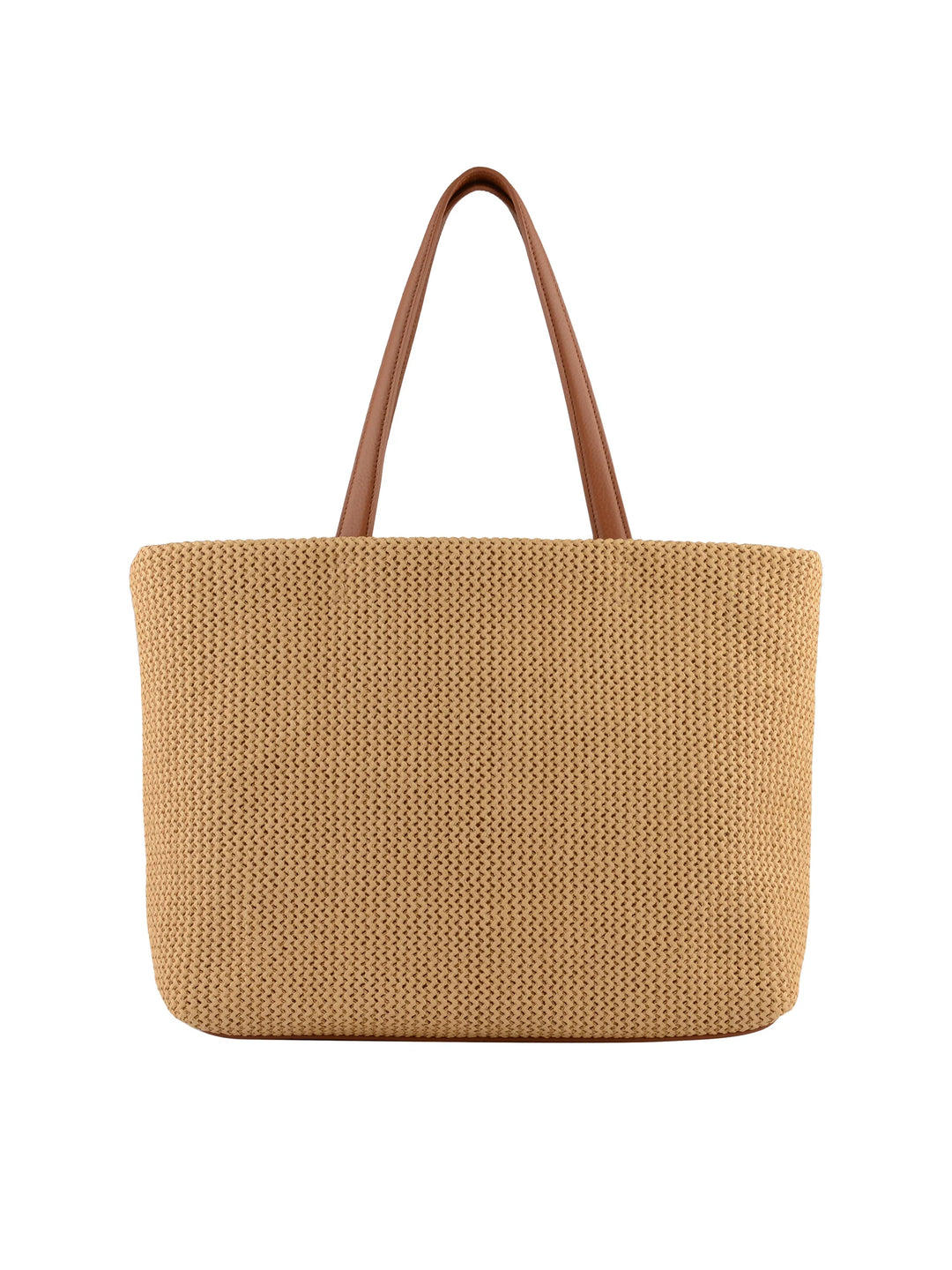 POURCHET PARIS Cassis Camel Tote Bag