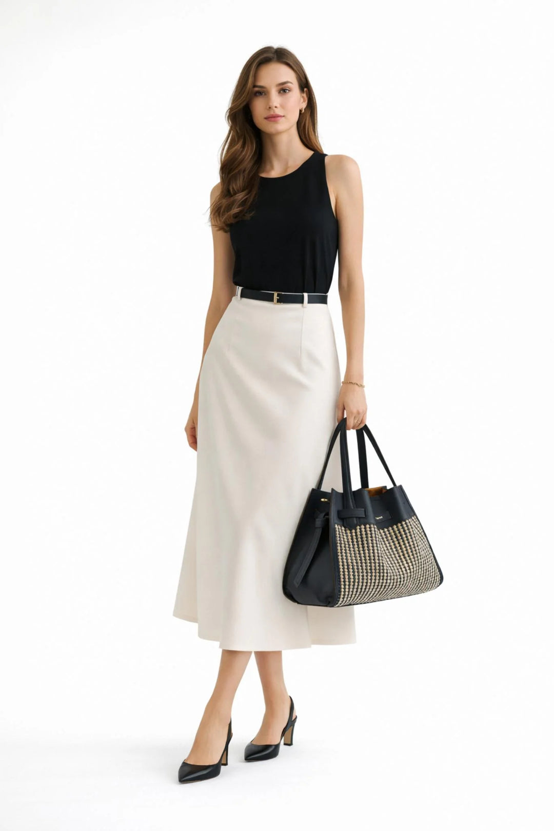 POURCHET PARIS Blossom Braided Large Marine