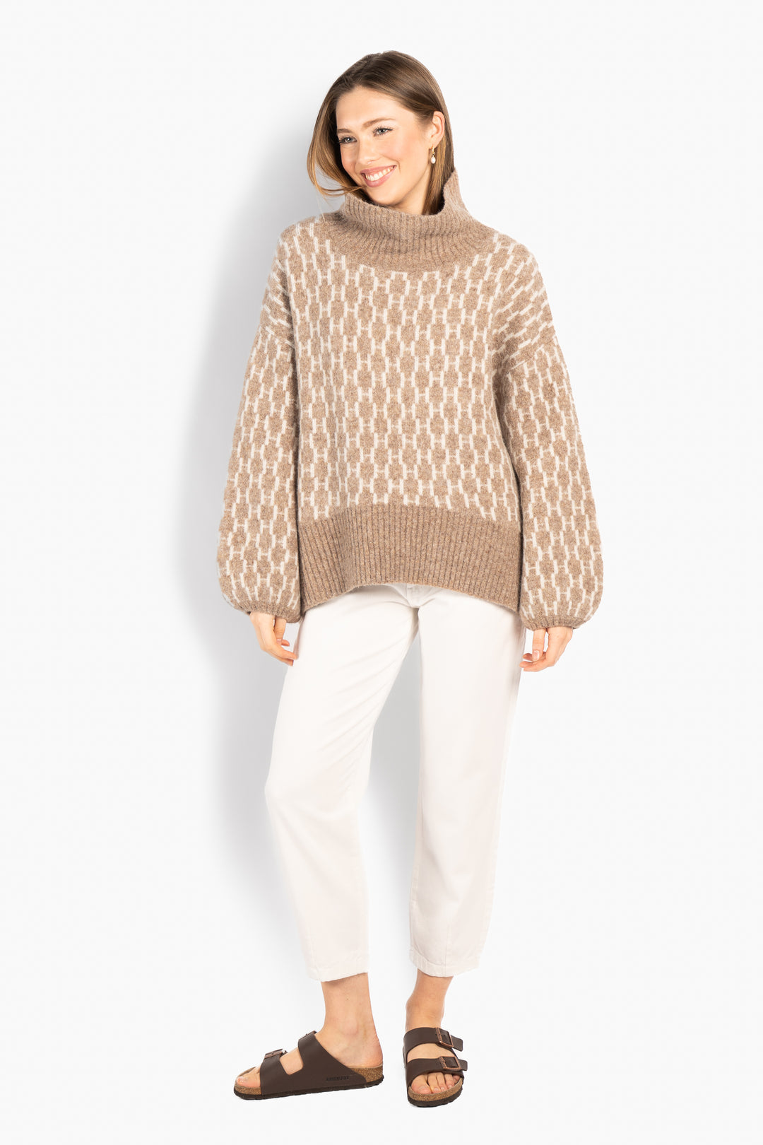 HÉST FAM New Pattern Light Brown Melange