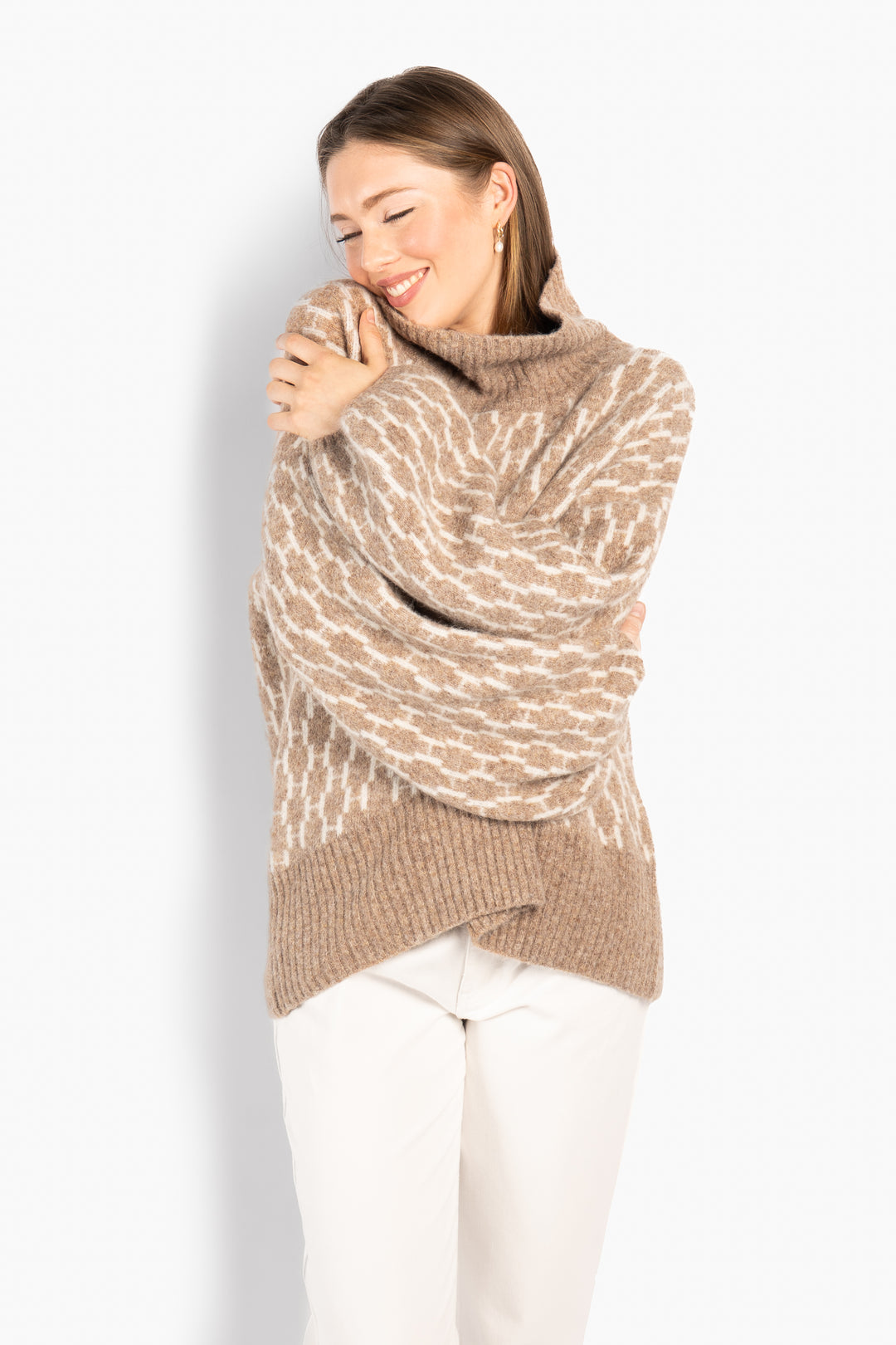 HÉST FAM New Pattern Light Brown Melange