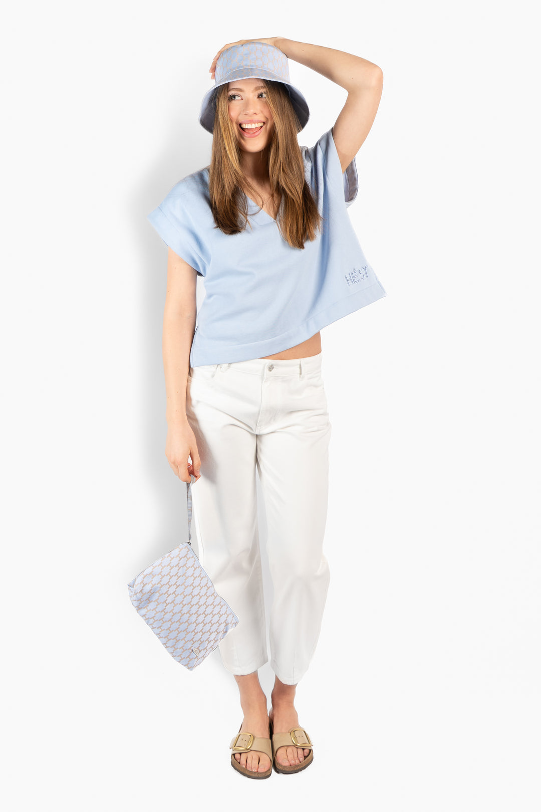 HÉST SUNNY Jeans White Alyssum