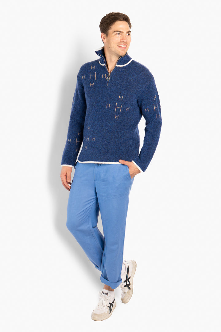 HÉST Iben Half Zip True Navy