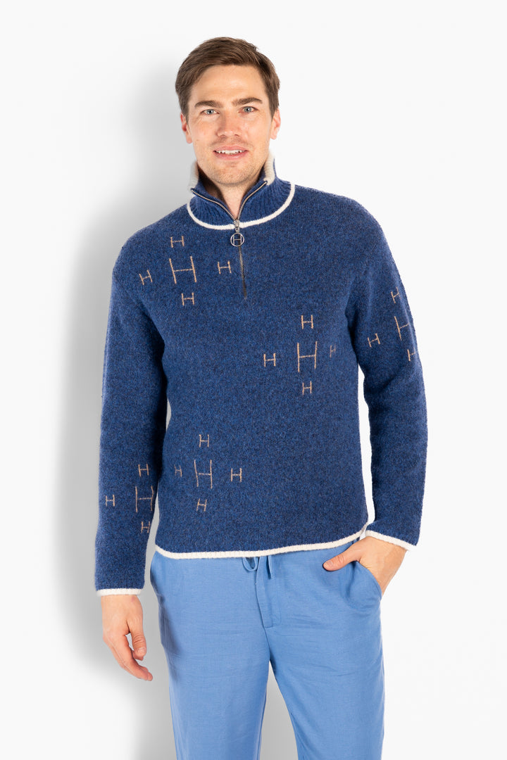 HÉST Iben Half Zip True Navy