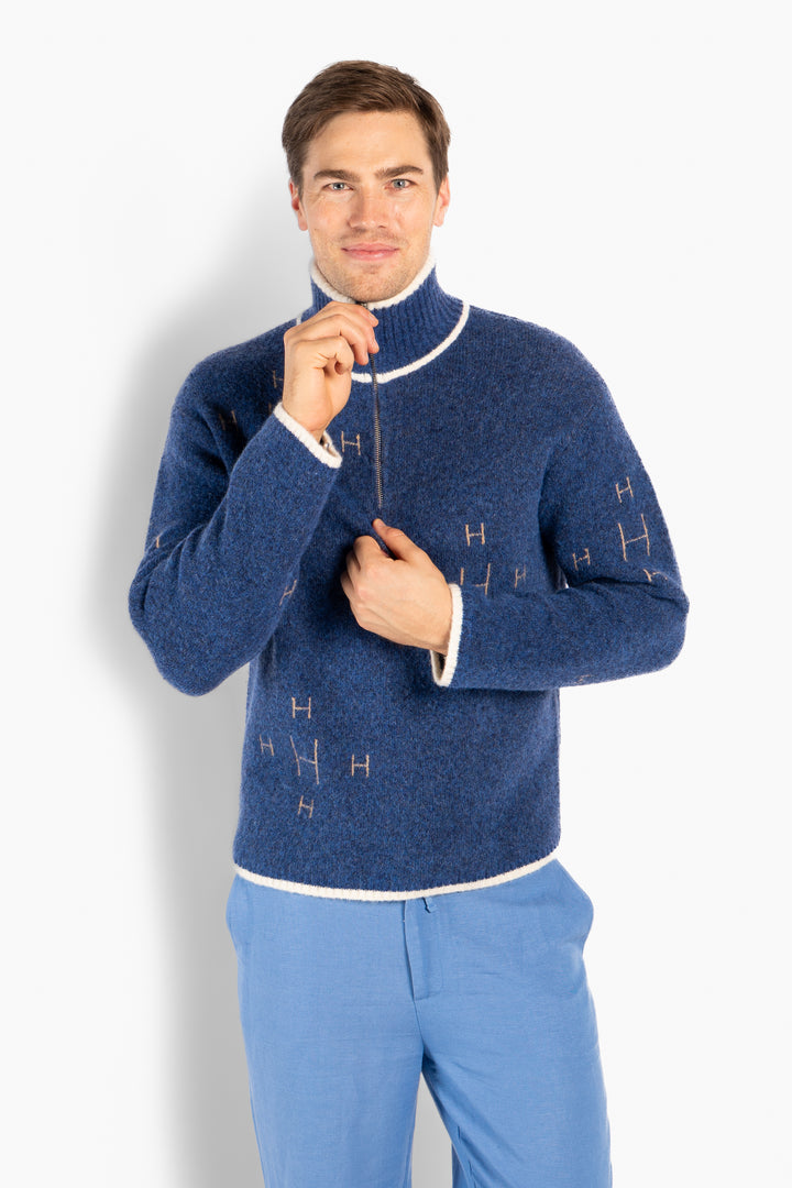 HÉST Iben Half Zip True Navy
