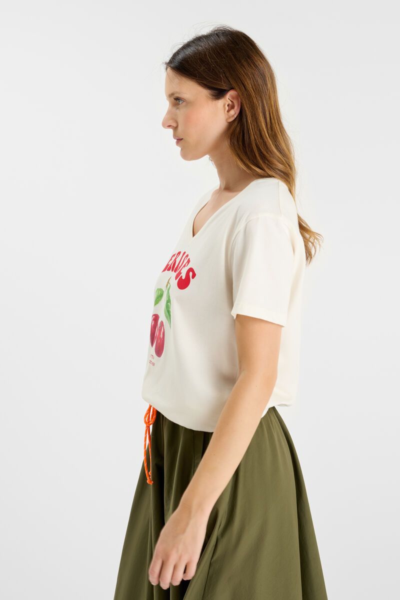 Le Temps des Cerises Tsh F Alyne Off White