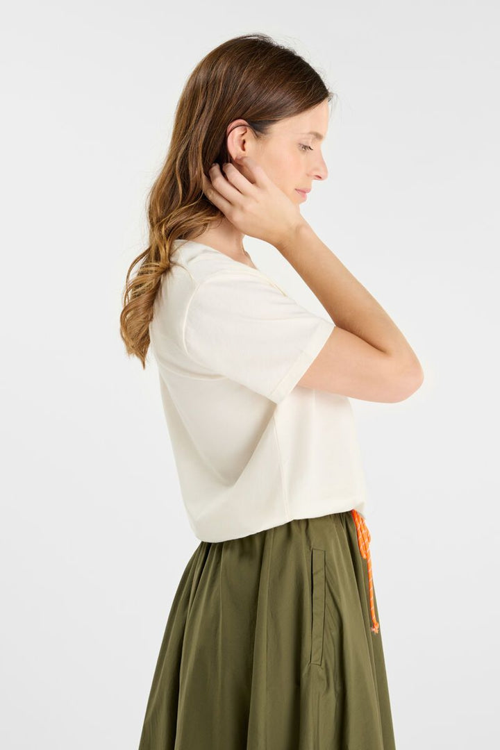 Le Temps des Cerises Tsh F Alyne Off White