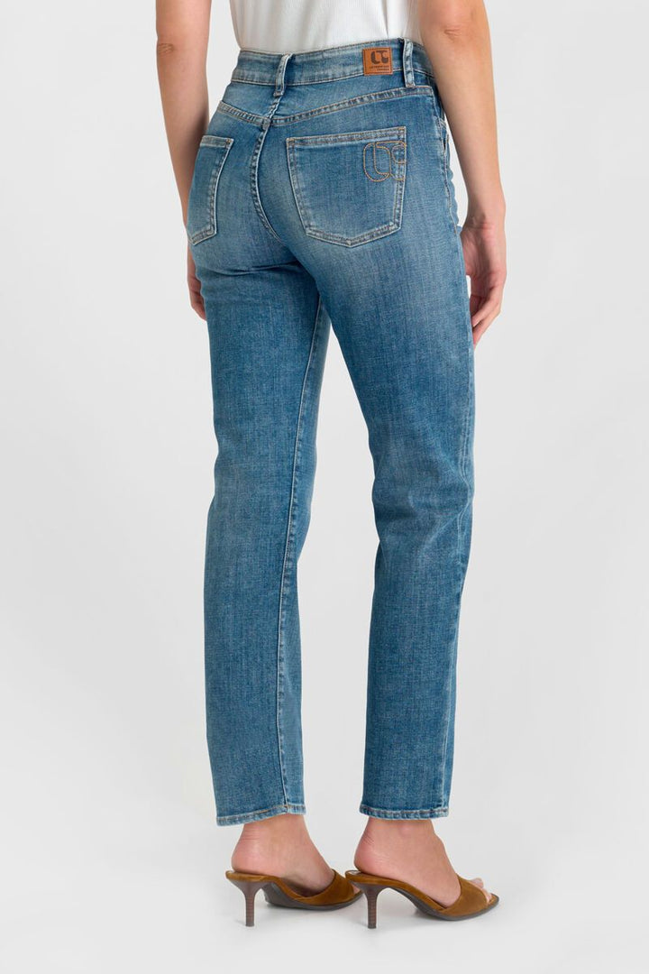 Le Temps des Cerises Jeans 400/17 Mom blue N°4