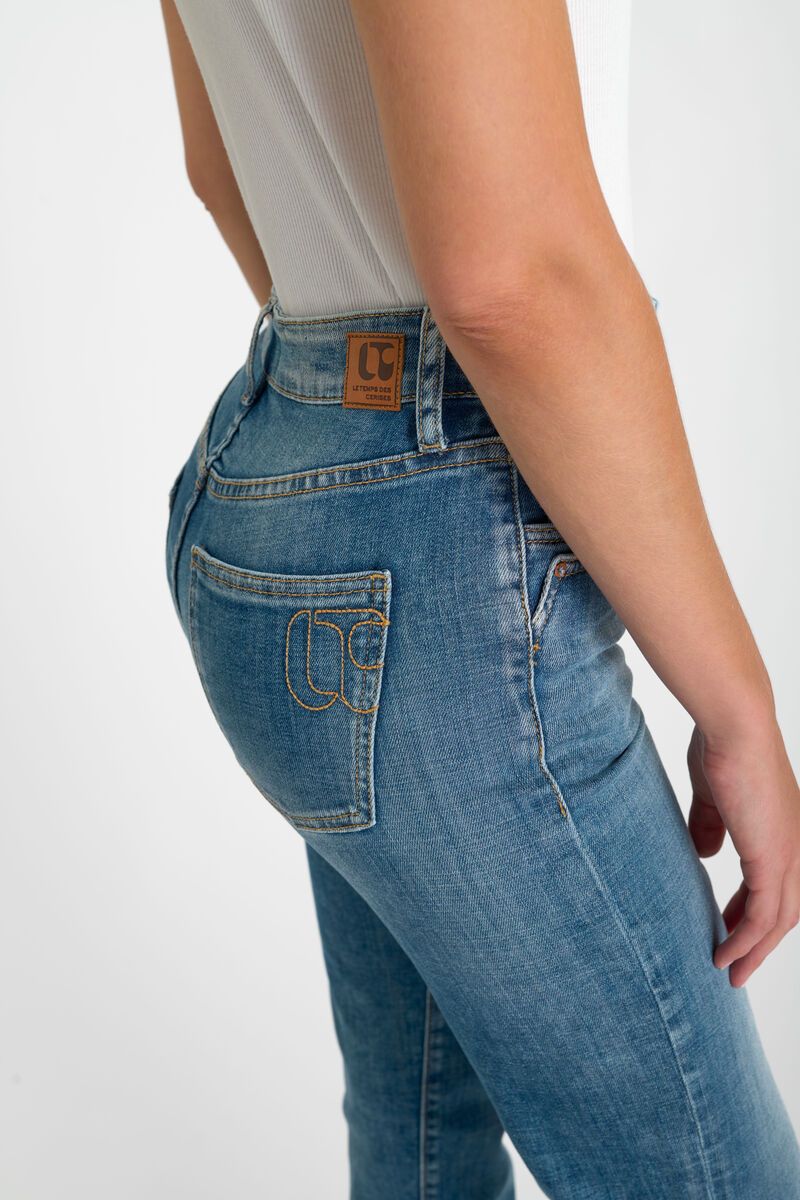 Le Temps des Cerises Jeans 400/17 Mom blue N°4