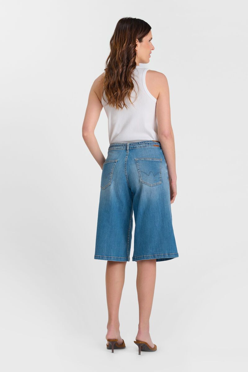 Le Temps des Cerises Lazaret Denim Bermuda Shorts