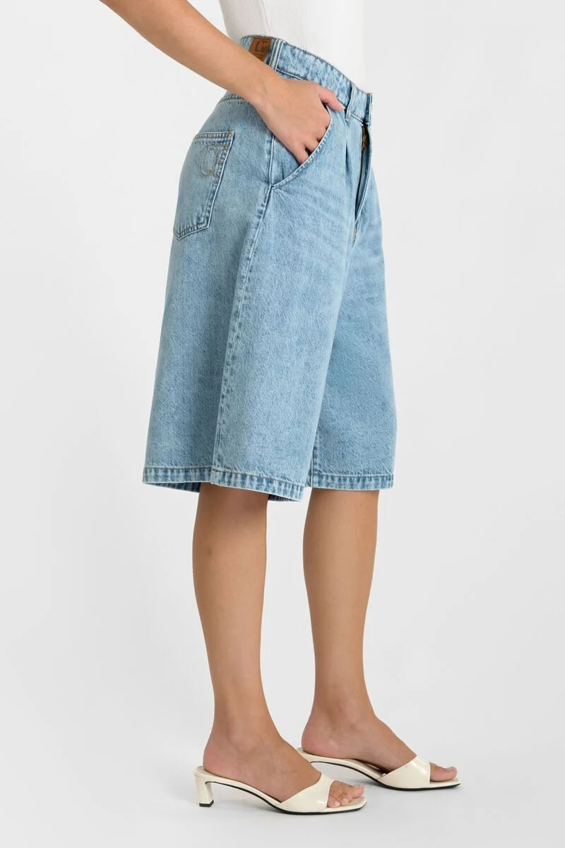 Le Temps des Lova Denim Bermuda Shorts