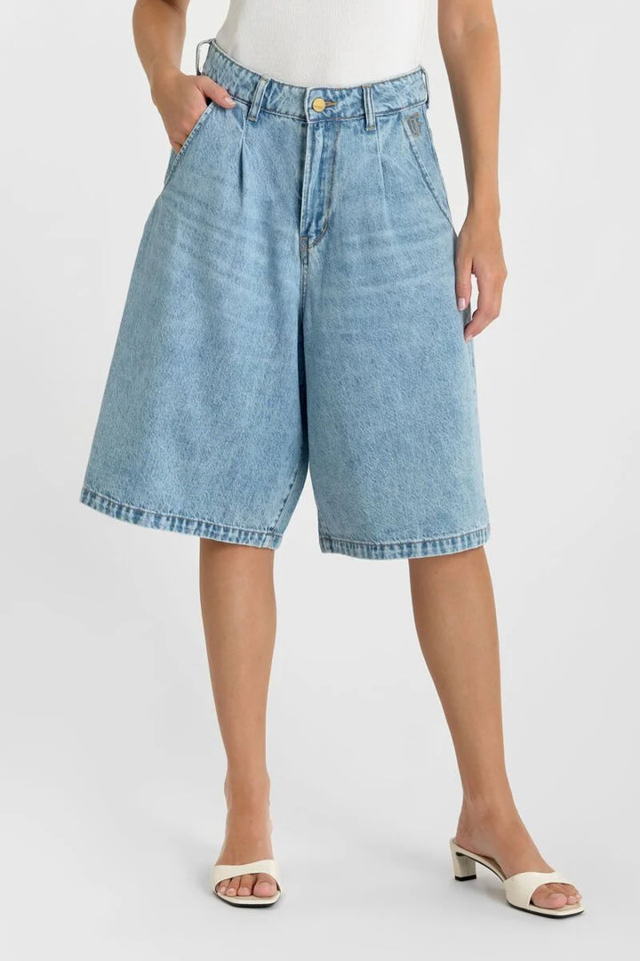 Le Temps des Lova Denim Bermuda Shorts