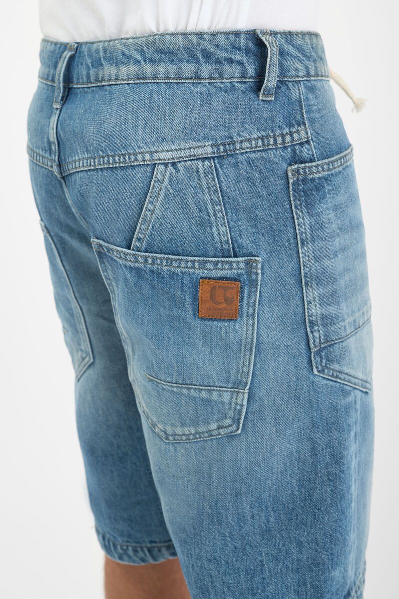 Le Temps des Cerises Hobi Work Denim Shorts