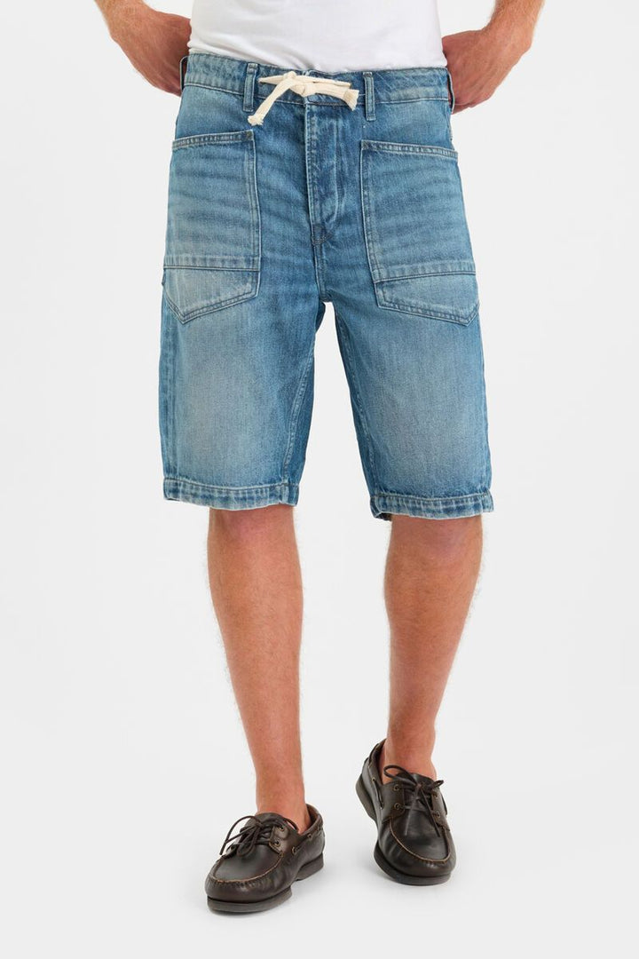 Le Temps des Cerises Hobi Work Denim Shorts