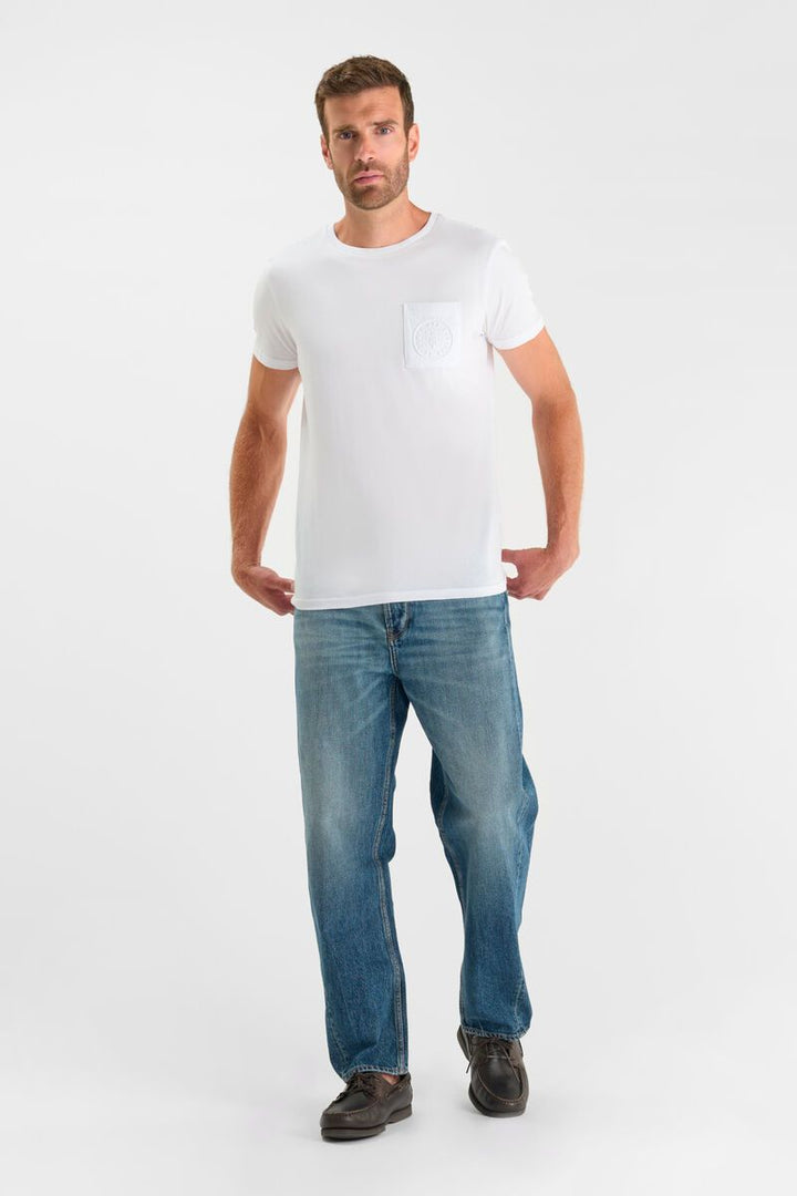 Le Temps des Cerises Jeans loose Hobo Anton blue N°4