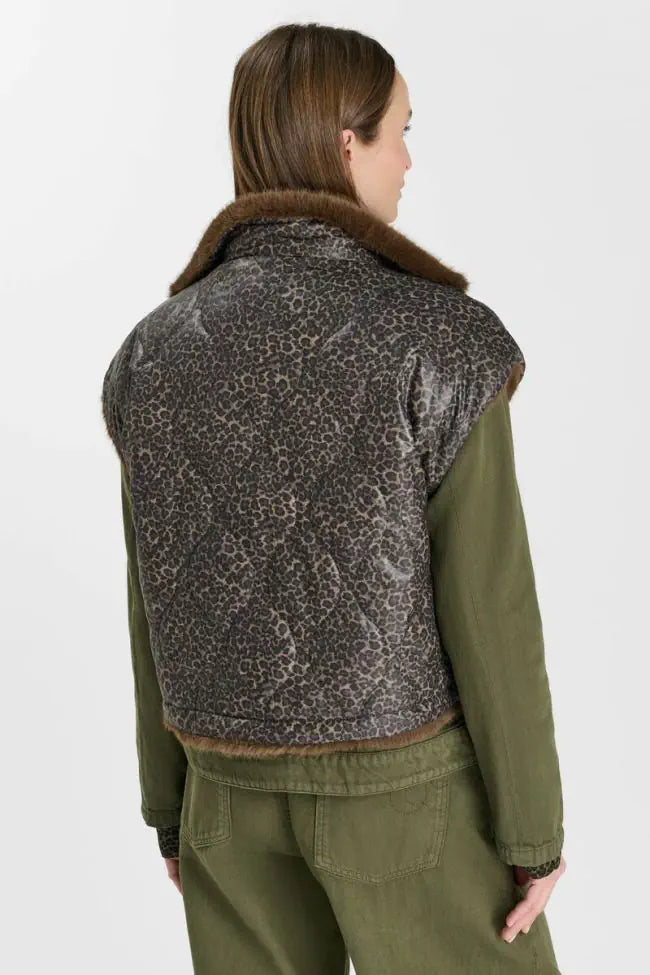 Femme Fauve Vest Bear