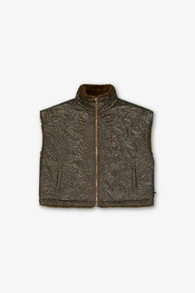 Femme Fauve Vest Bear