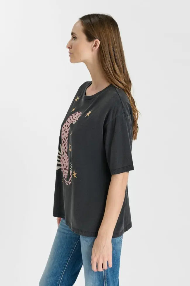 Tee-Shirt Femme Magla Black
