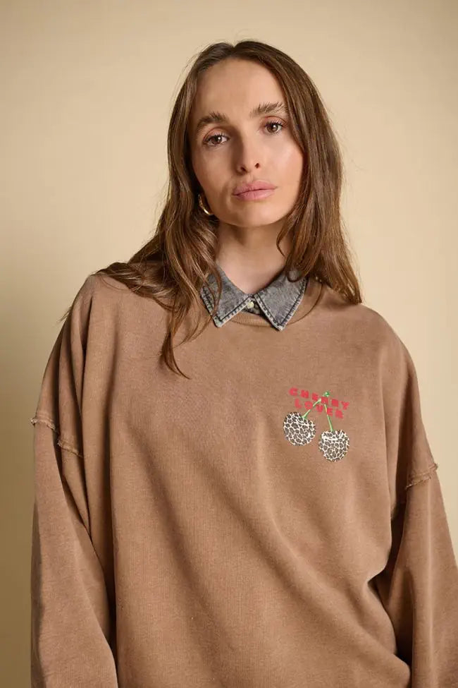 Sweat Femme Mary Coffee
