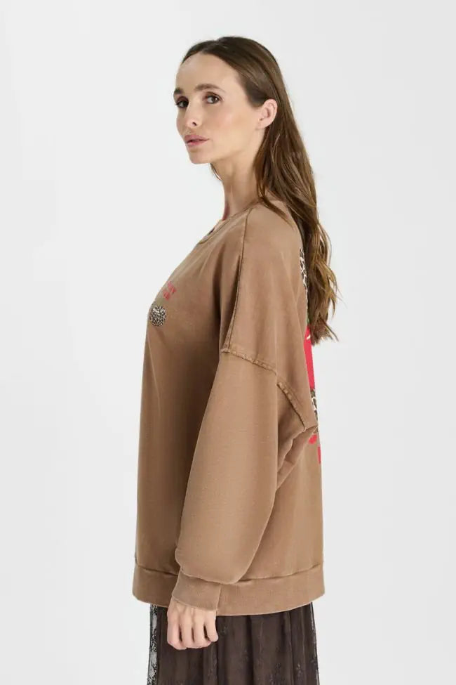 Sweat Femme Mary Coffee