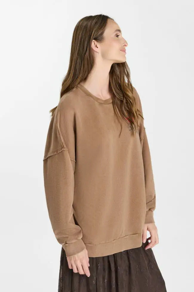 Sweat Femme Mary Coffee