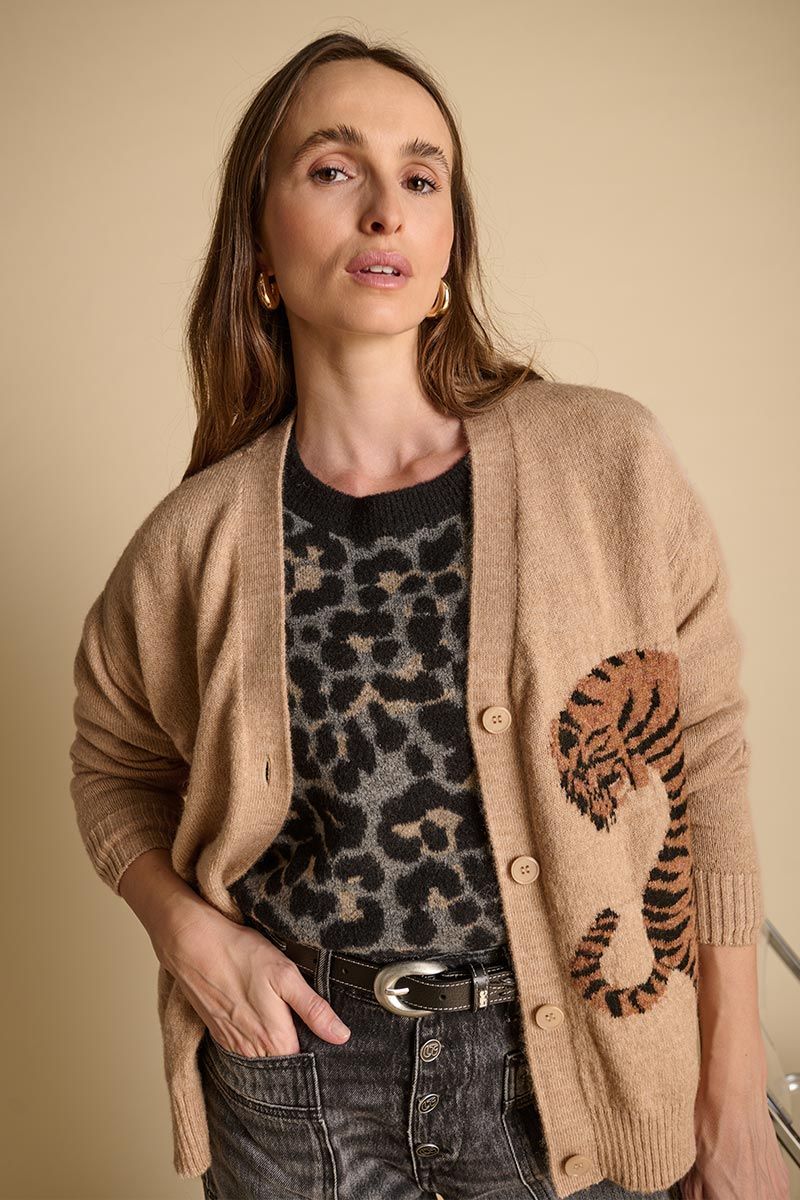 CARDIGAN TIGREA MAPLE