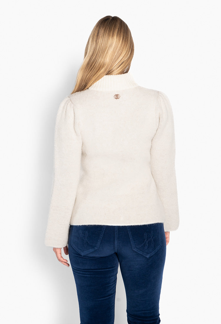 Filippa Zip Jacket Vanilla Ice