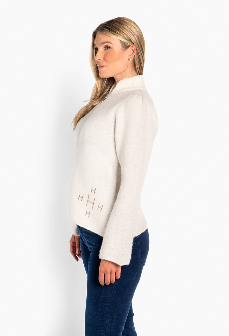 Filippa Zip Jacket Vanilla Ice
