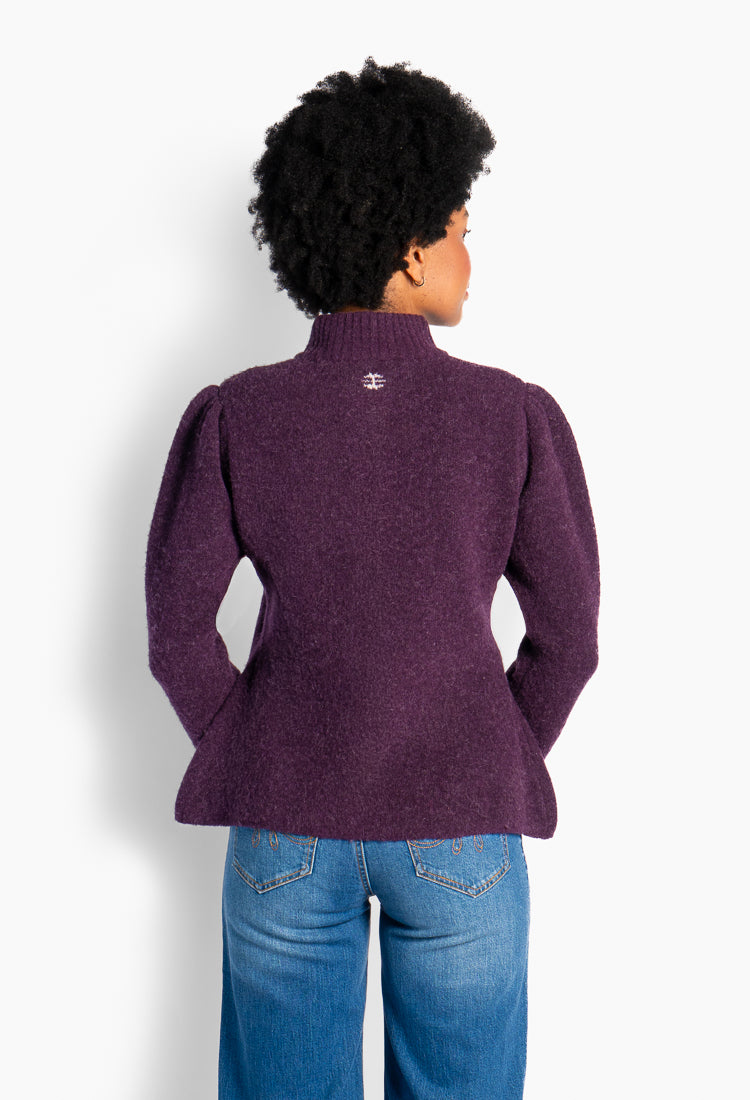 Filippa Zip Jacket Potent Purple