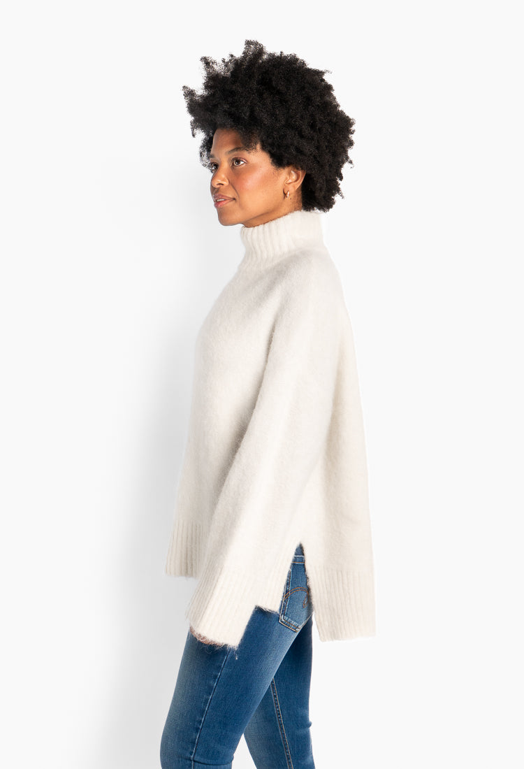 Noelle Sweater White Alyssum