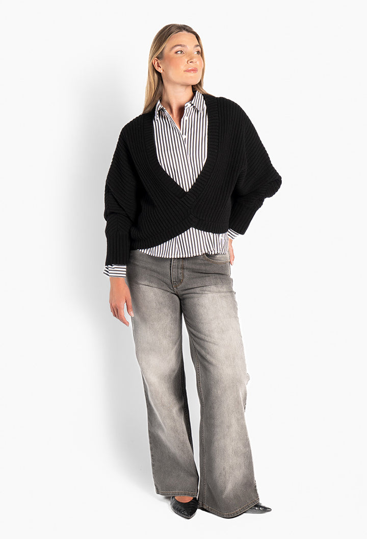 Angelina Sweater Jet Black