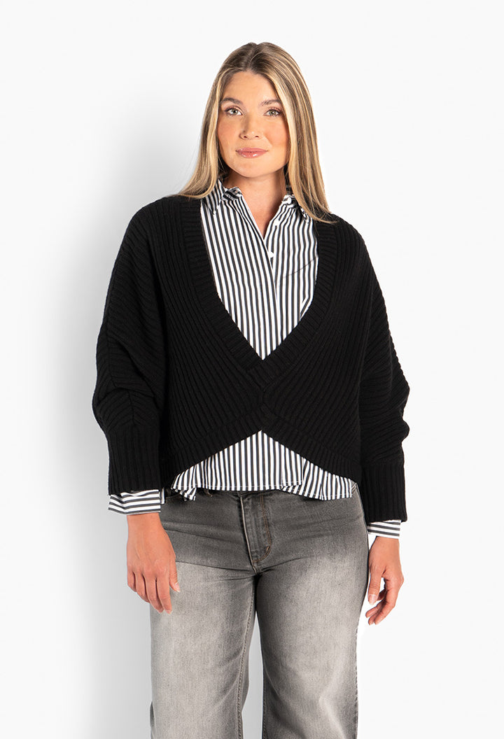 Angelina Sweater Jet Black