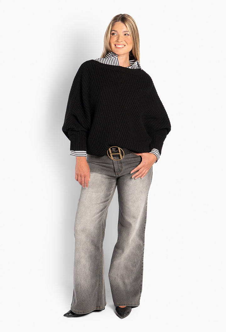 Angelina Sweater Jet Black