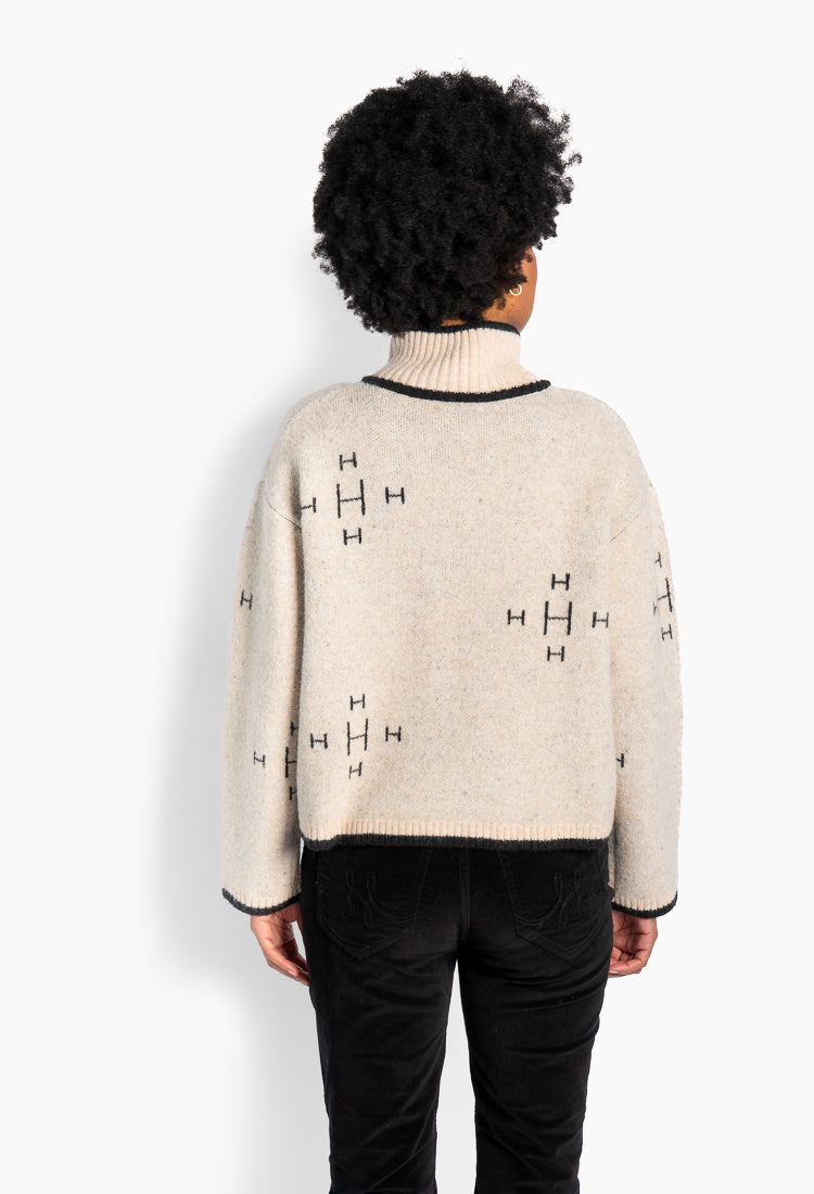 Iben Zip Jacket Light Beige Melange