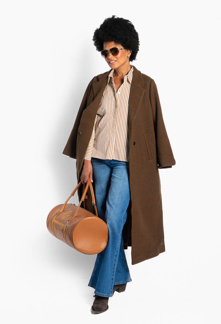Mathea Coat Dark Earth