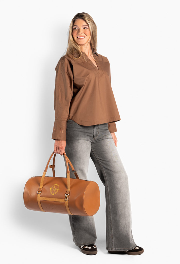 Miriam Shirt Dark Earth