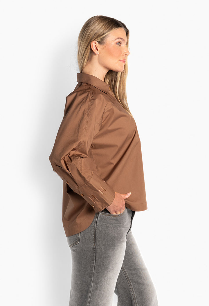 Miriam Shirt Dark Earth