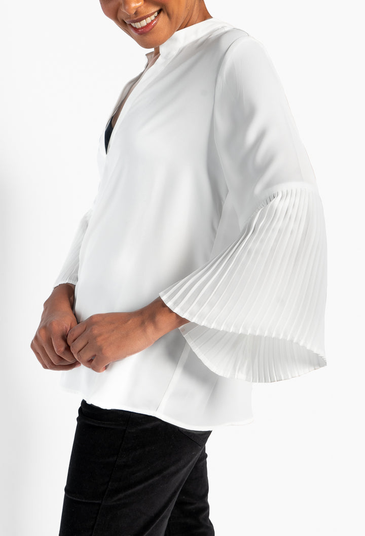 Mila Blouse 0003 White Alyssum