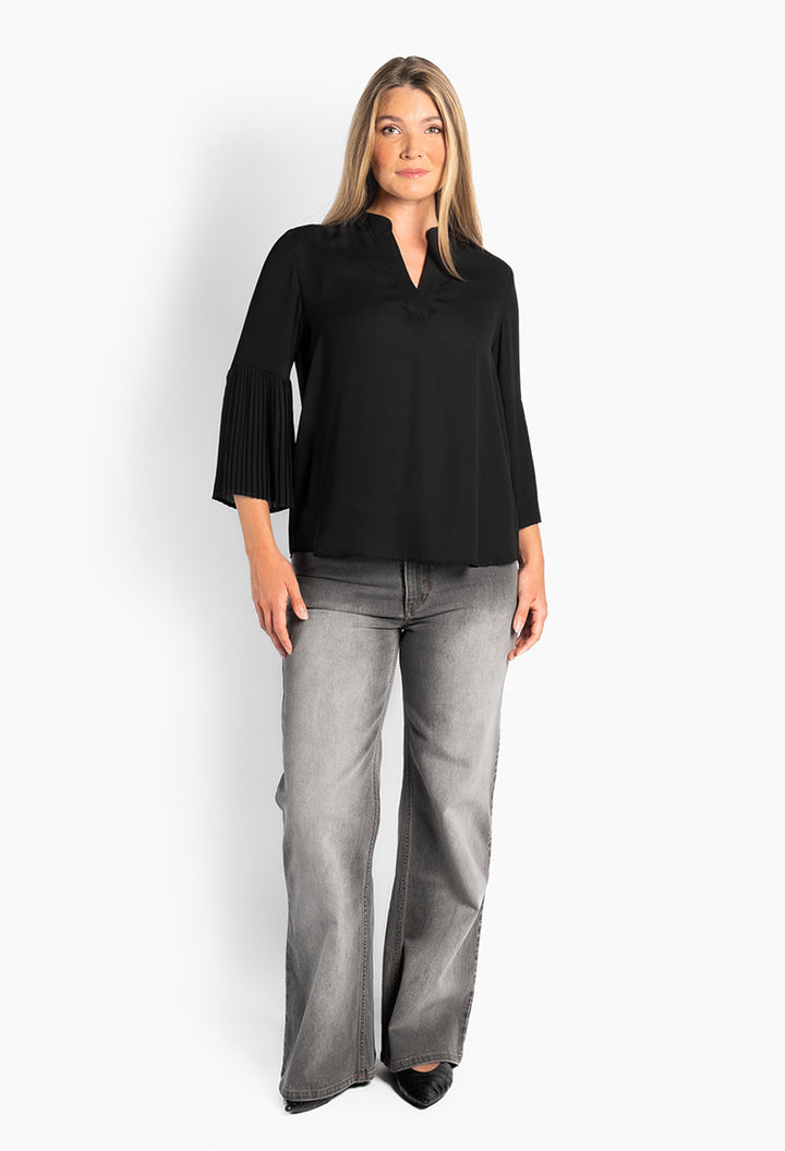 Mila Blouse 9000 Jet Black