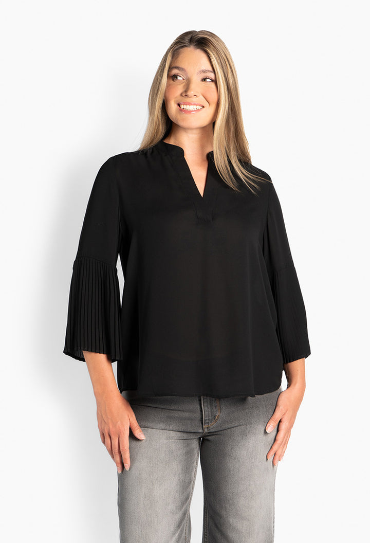 Mila Blouse 9000 Jet Black