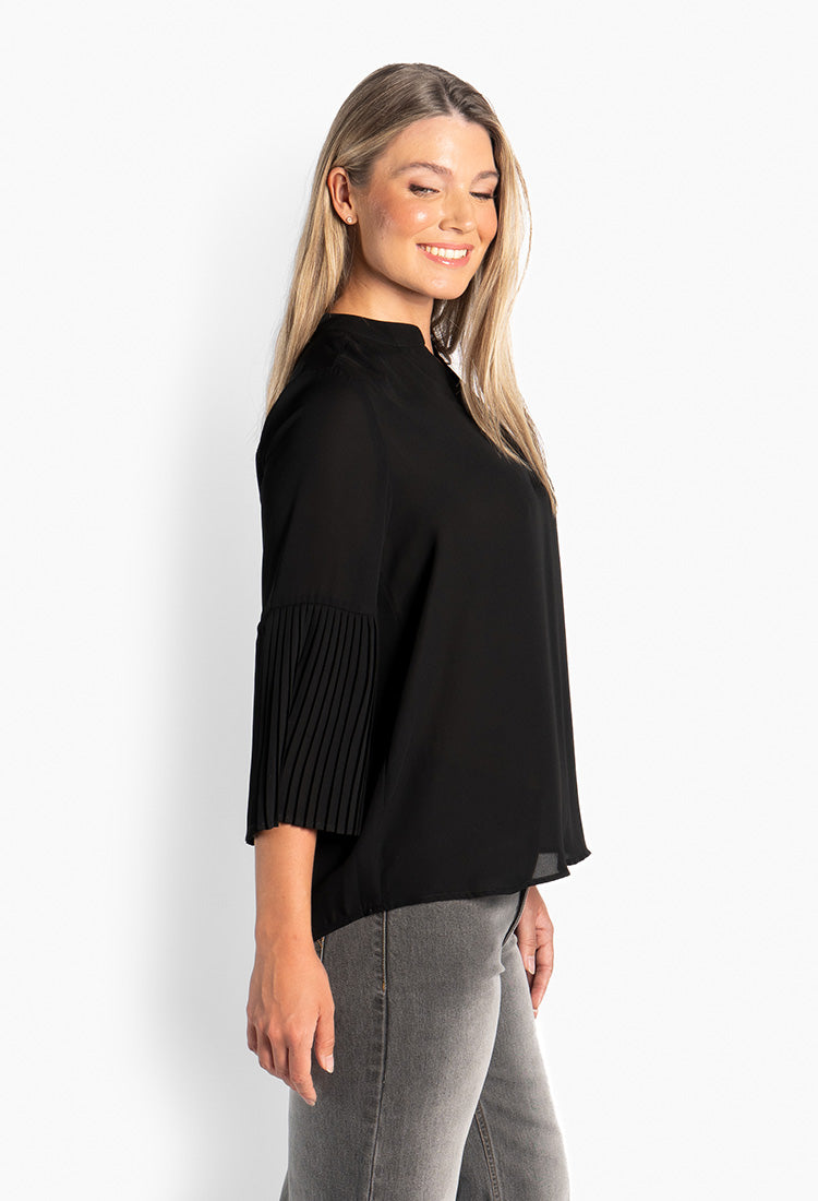 Mila Blouse 9000 Jet Black